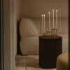 Bronzed Brass Candle Holder - Image 2